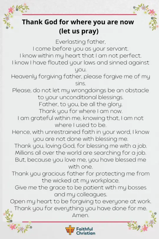 Oración por paciencia en el trabajo (con versículos bíblicos)