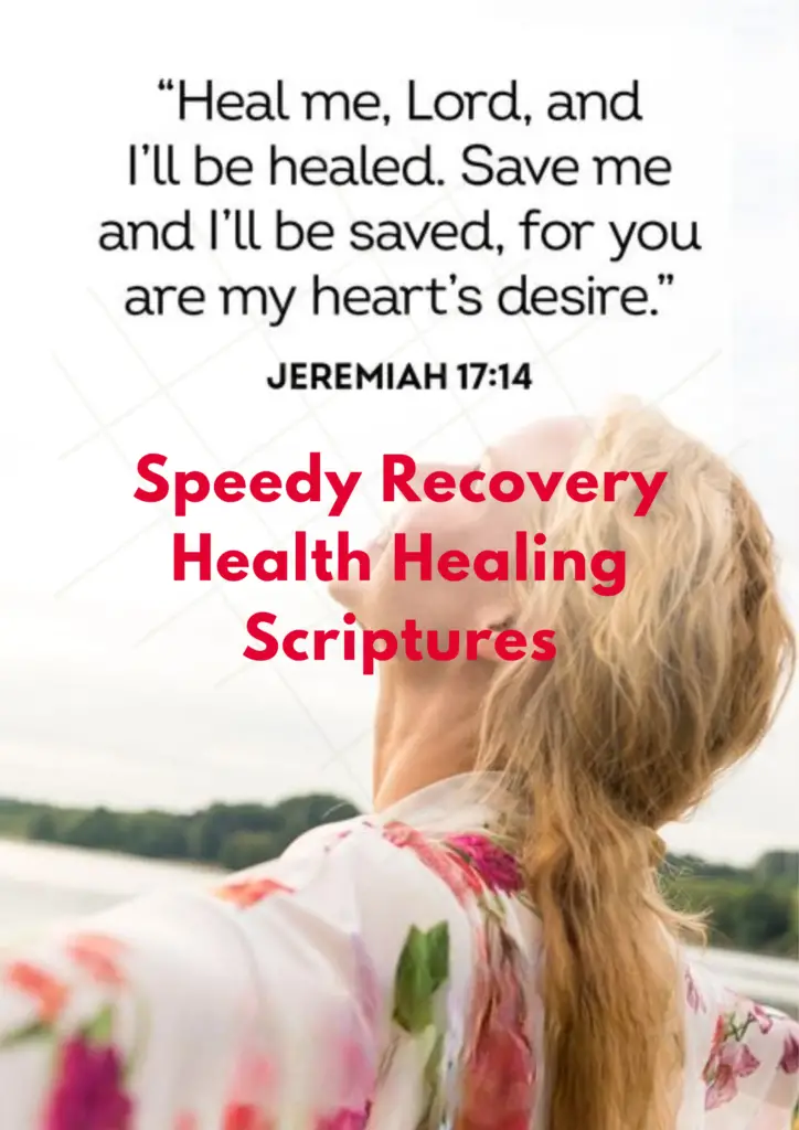 27 Escrituras para una rápida recuperación y curación de la salud -