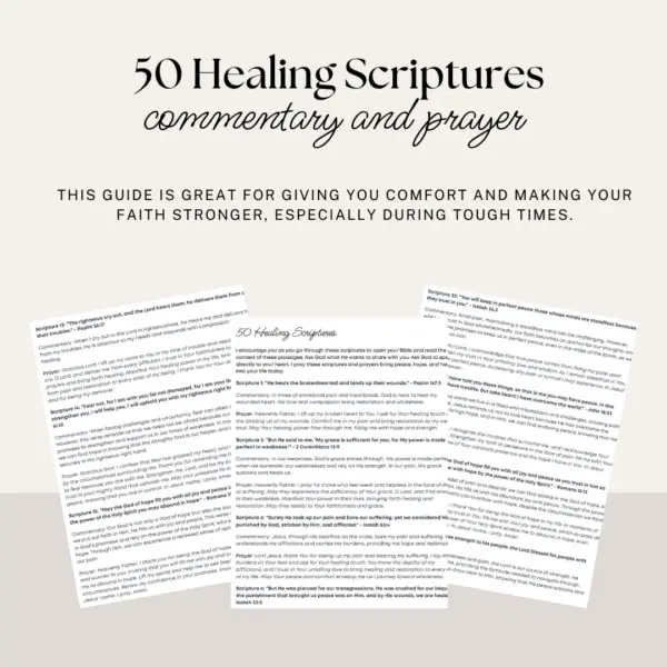 10 Escrituras curativas: comienza a hablar vida en tu cuerpo