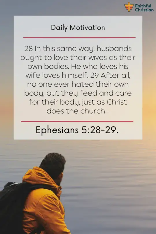 Más de 30 versículos bíblicos sobre maridos que aman a sus esposas