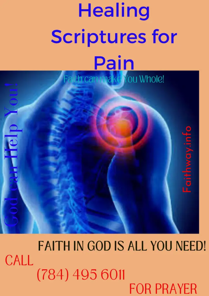 21 Escrituras curativas para el dolor: Versículos bíblicos Kjv -