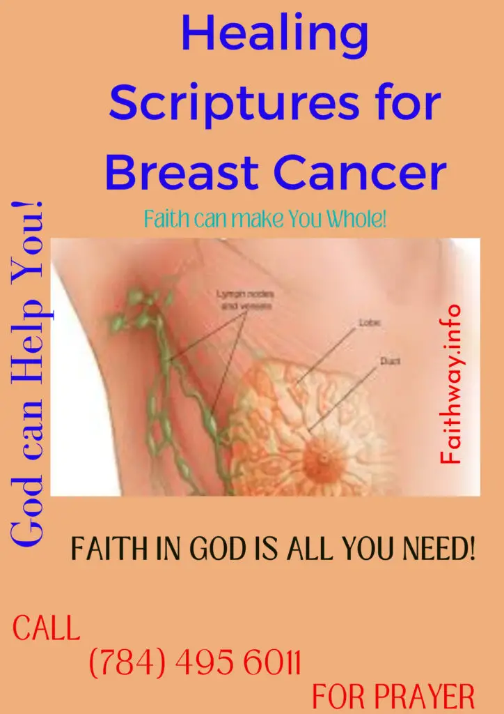 14 Escrituras sobre la curación del cáncer de mama: Versículos bíblicos KJV -