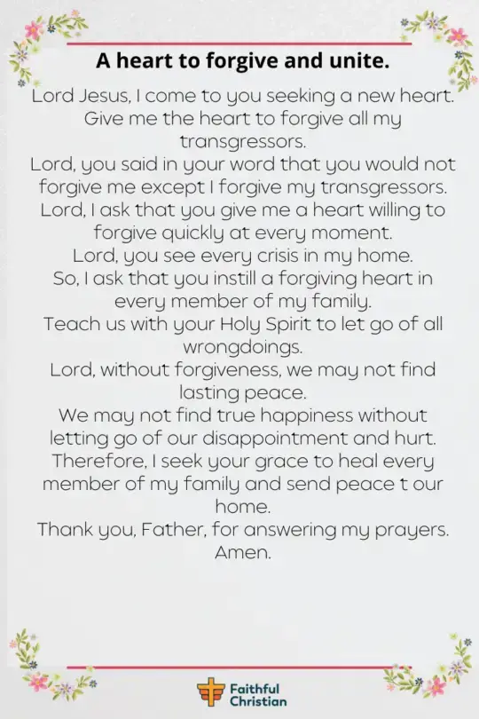 7 oraciones por la paz en la familia [with scriptures]