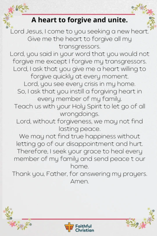7 oraciones por la paz en la familia [with scriptures]