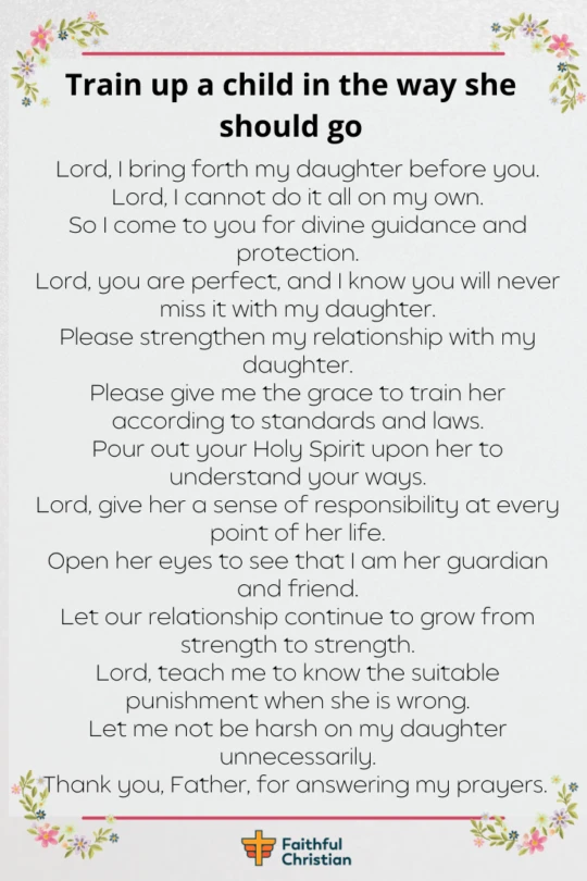 7 oraciones por la relación madre e hija