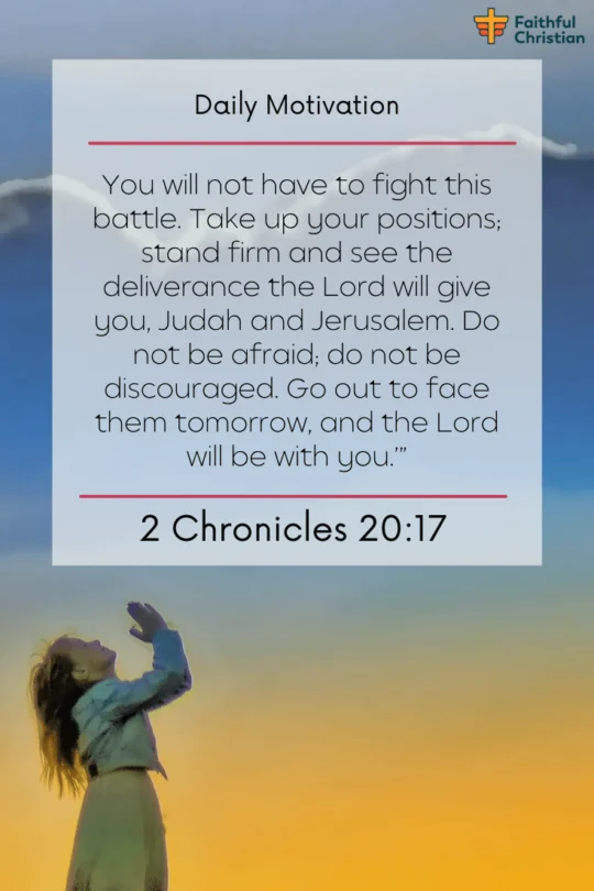 Más de 30 versículos bíblicos sobre Dios peleando batallas (MAL y enemigos)
