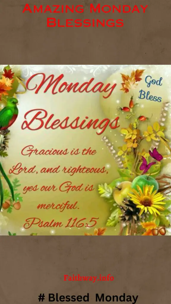 Más de 50 bendiciones de feliz lunes para la semana: con Escrituras -