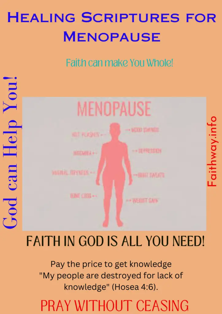 21 Escrituras curativas para la menopausia: Versículos bíblicos KJV -
