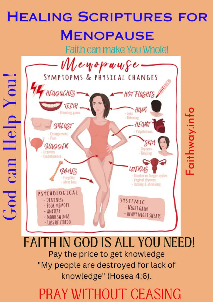 21 Escrituras curativas para la menopausia: Versículos bíblicos KJV -