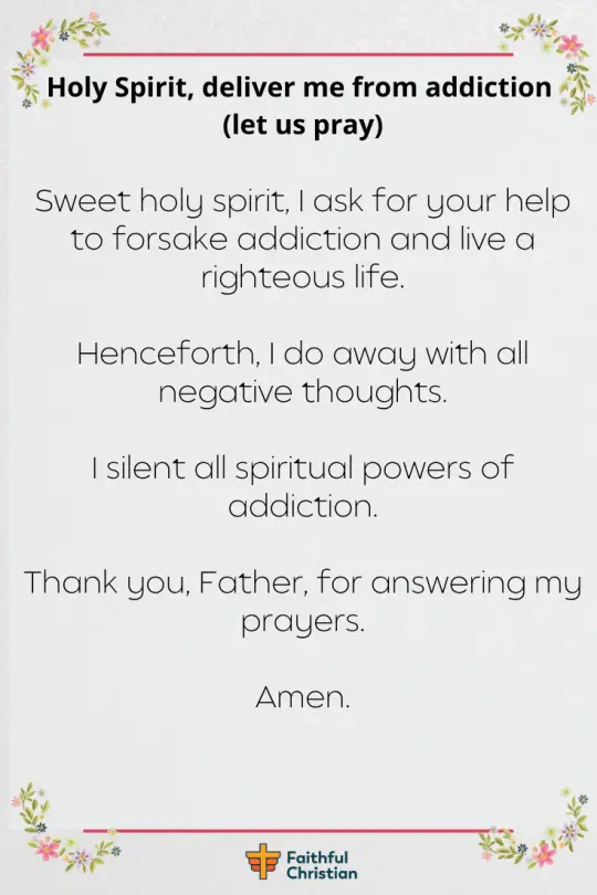 7 poderosas oraciones contra la adicción