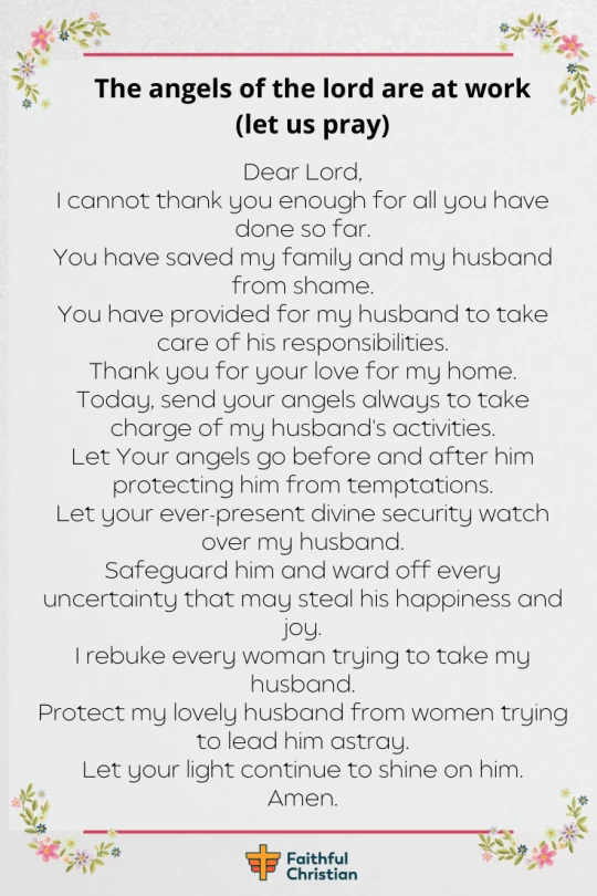 7 oraciones para proteger a mi marido de la tentación