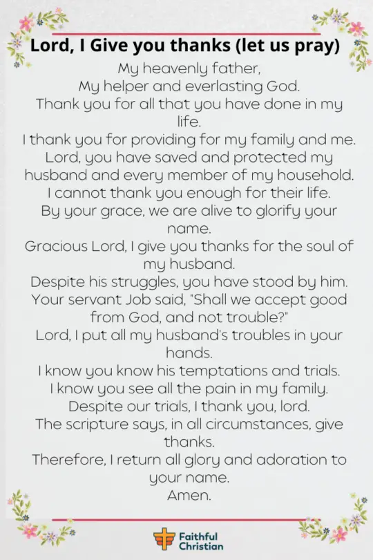 7 poderosas oraciones de aliento para el esposo