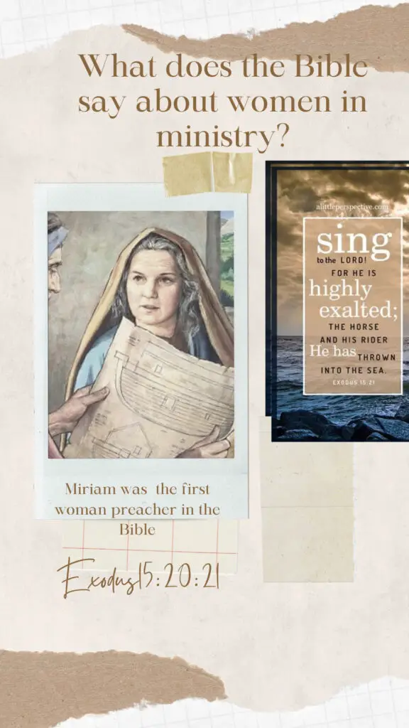 ¿Quién fue la primera mujer predicadora en la Biblia? Usando escritos de la KJV -