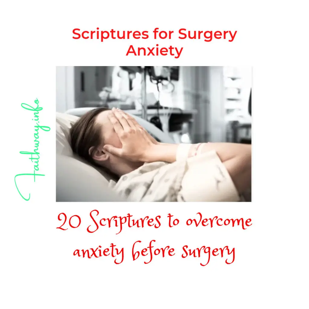 20 versículos de la Biblia para calmar los nervios antes de la cirugía –