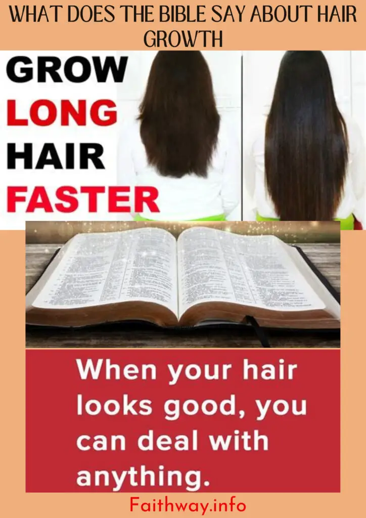 ¿Qué dice la Biblia sobre el crecimiento del cabello: con escrituras KJV -