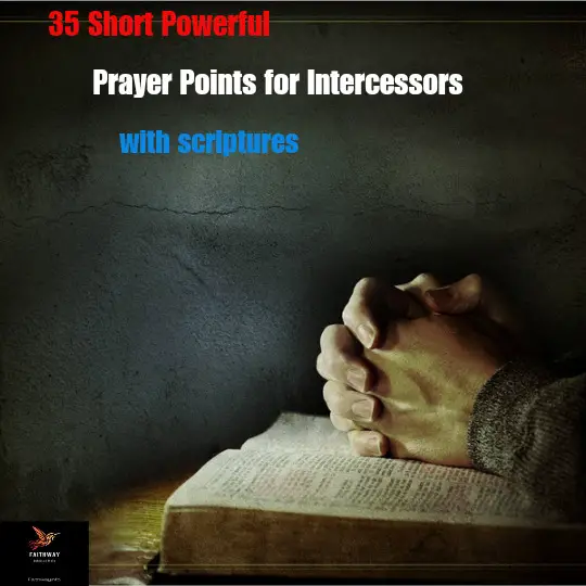 35 puntos cortos de oración para intercesores (con Escrituras) -