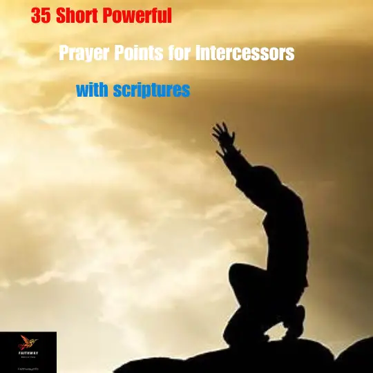 35 puntos cortos de oración para intercesores (con Escrituras) -