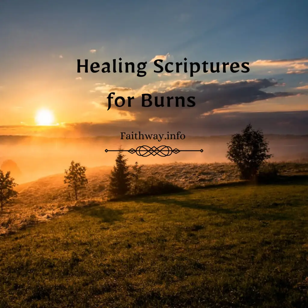 10 escrituras curativas para quemaduras –