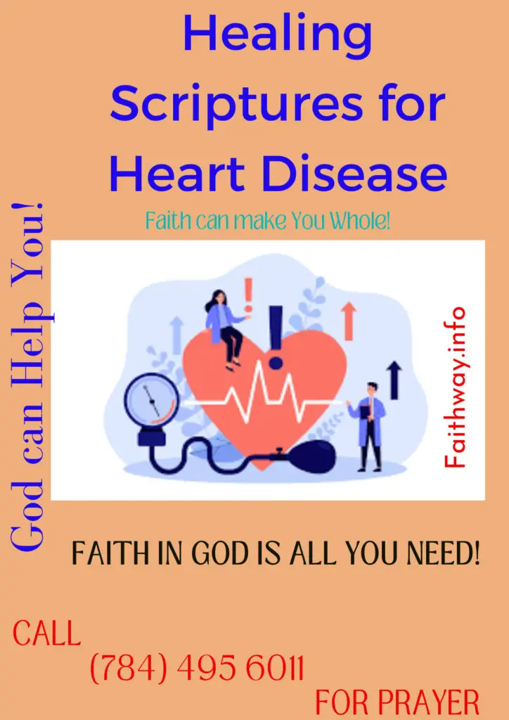 21 Escrituras curativas para enfermedades del corazón: Versículos bíblicos Kjv -
