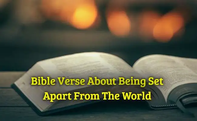 [Best] Más de 45 versículos de la Biblia sobre la separación del mundo