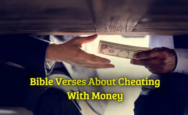 [Best] Más de 55 versículos de la Biblia sobre hacer trampa con dinero