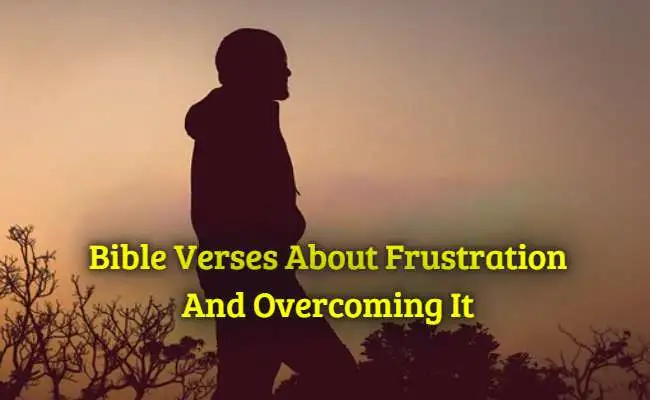 [Best] Más de 14 versículos de la Biblia sobre la frustración y su superación
