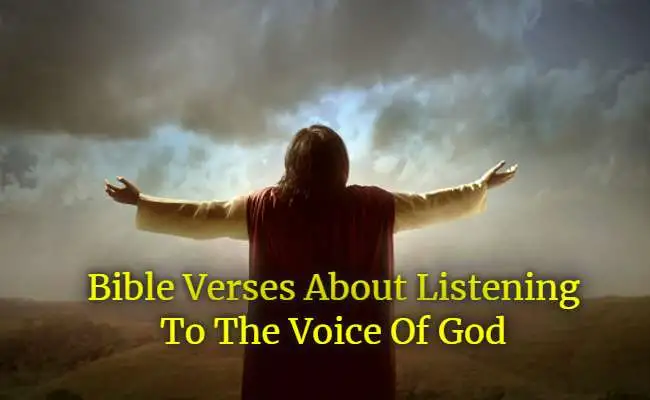 [Best] Más de 12 versículos de la Biblia sobre escuchar la voz de Dios