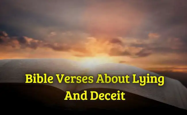 [Best] Más de 16 versículos de la Biblia sobre la mentira y el engaño