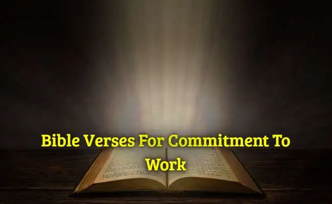 [Top] Más de 30 versículos bíblicos para el compromiso en el trabajo