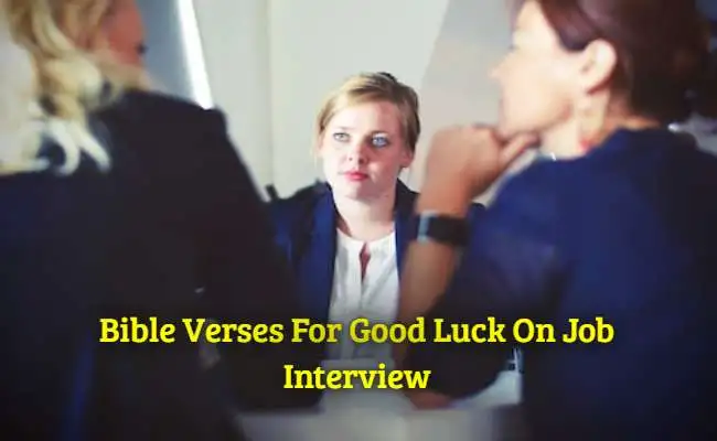 [Best] Más de 14 versículos bíblicos para tener buena suerte en la entrevista de trabajo