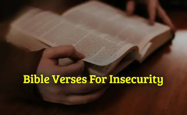 [Best] Más de 45 versículos de la Biblia contra la inseguridad