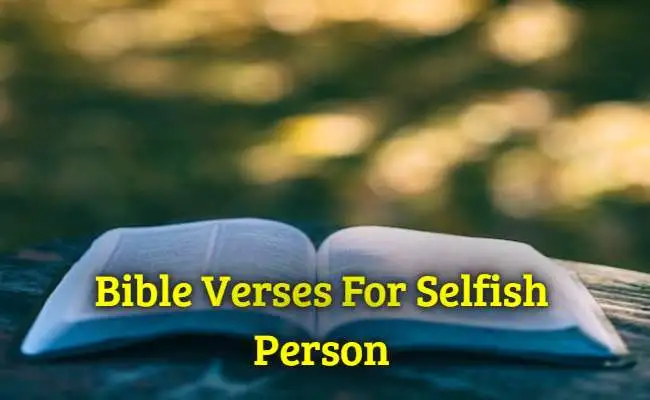 [Best] Más de 27 versículos bíblicos para personas egoístas