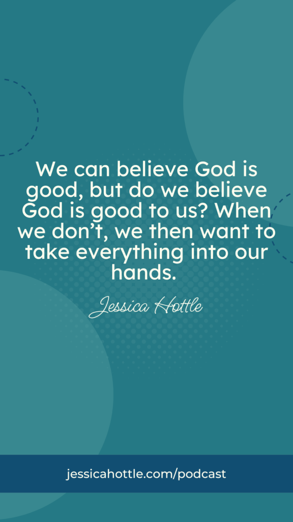 Cómo dejarse llevar y confiar en Dios – Jessica Hottle