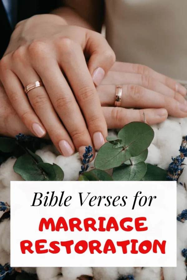 Más de 30 versículos bíblicos para la restauración del matrimonio: (Oración + Escrituras)