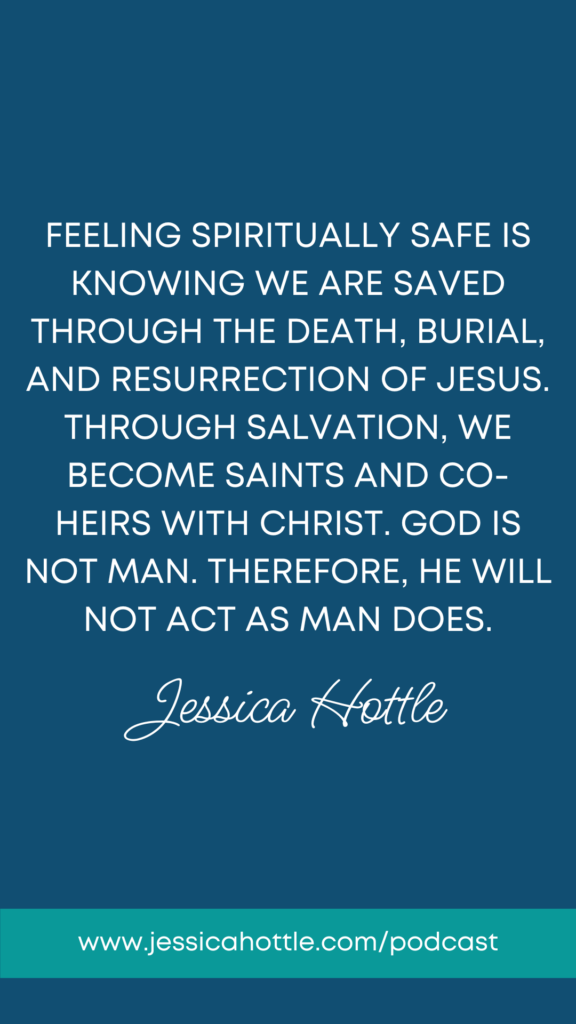 Sentirse seguro con Dios – Jessica Hottle