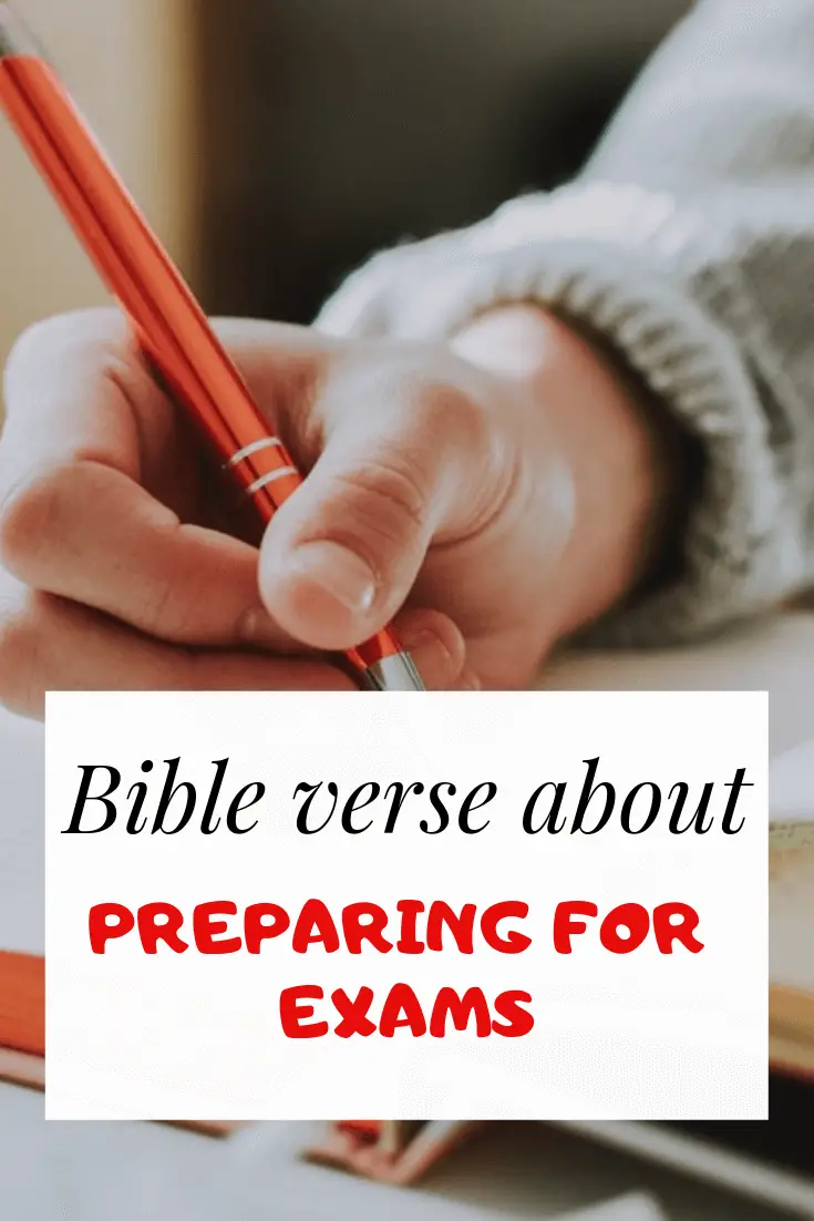 Versículo bíblico sobre estudiar mucho y prepararse para tener éxito en los exámenes NVI
