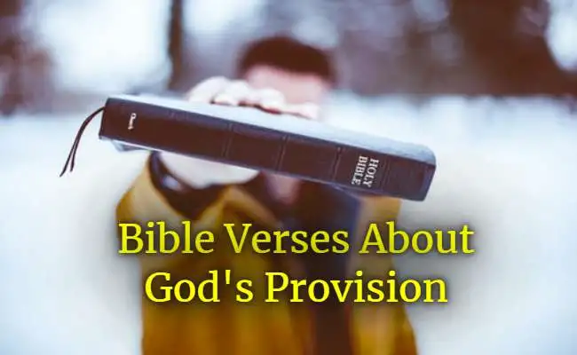 [Best] Más de 25 versículos bíblicos sobre la provisión de Dios.