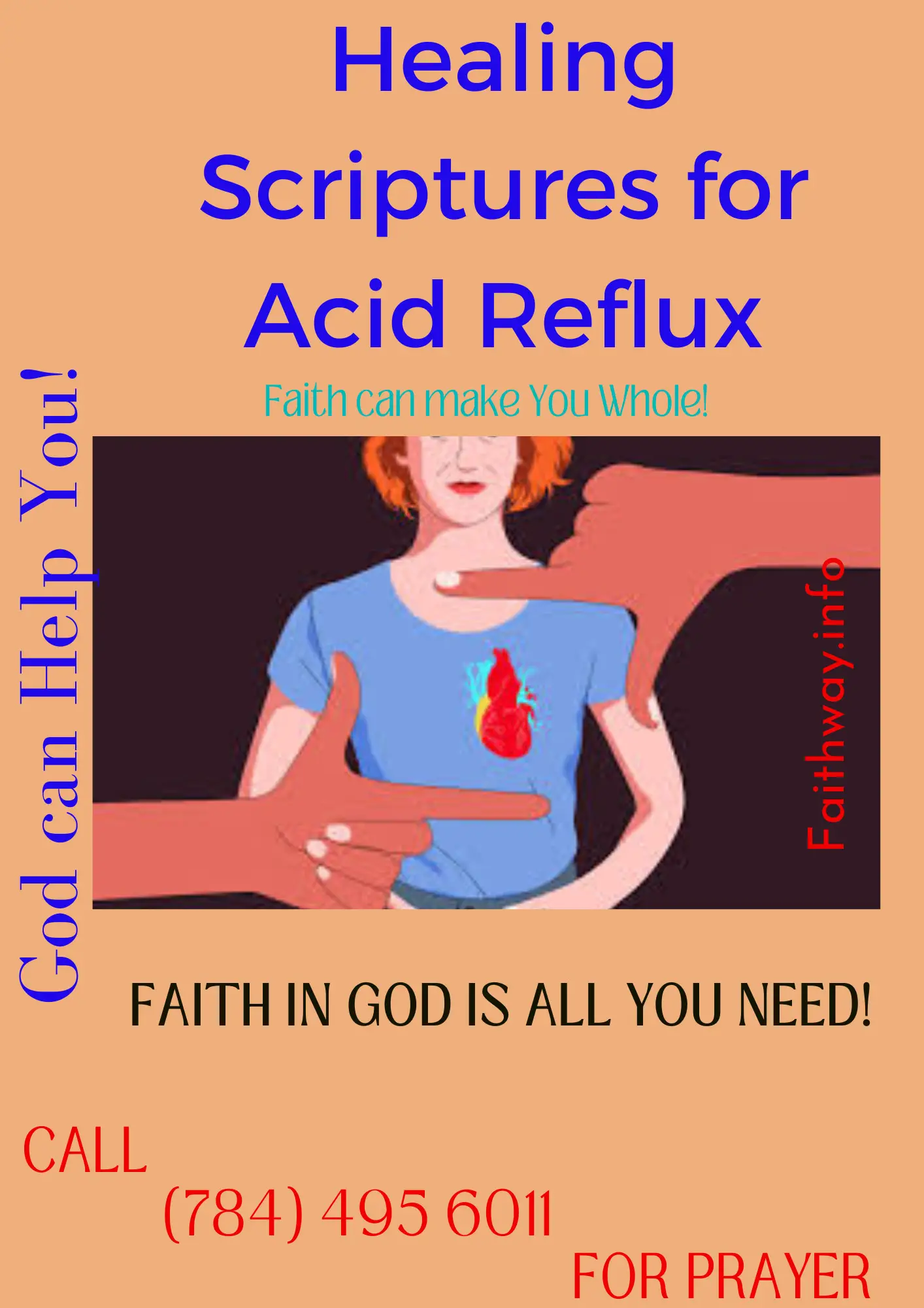 21 Escrituras curativas para el reflujo ácido: Versículos bíblicos KJV -