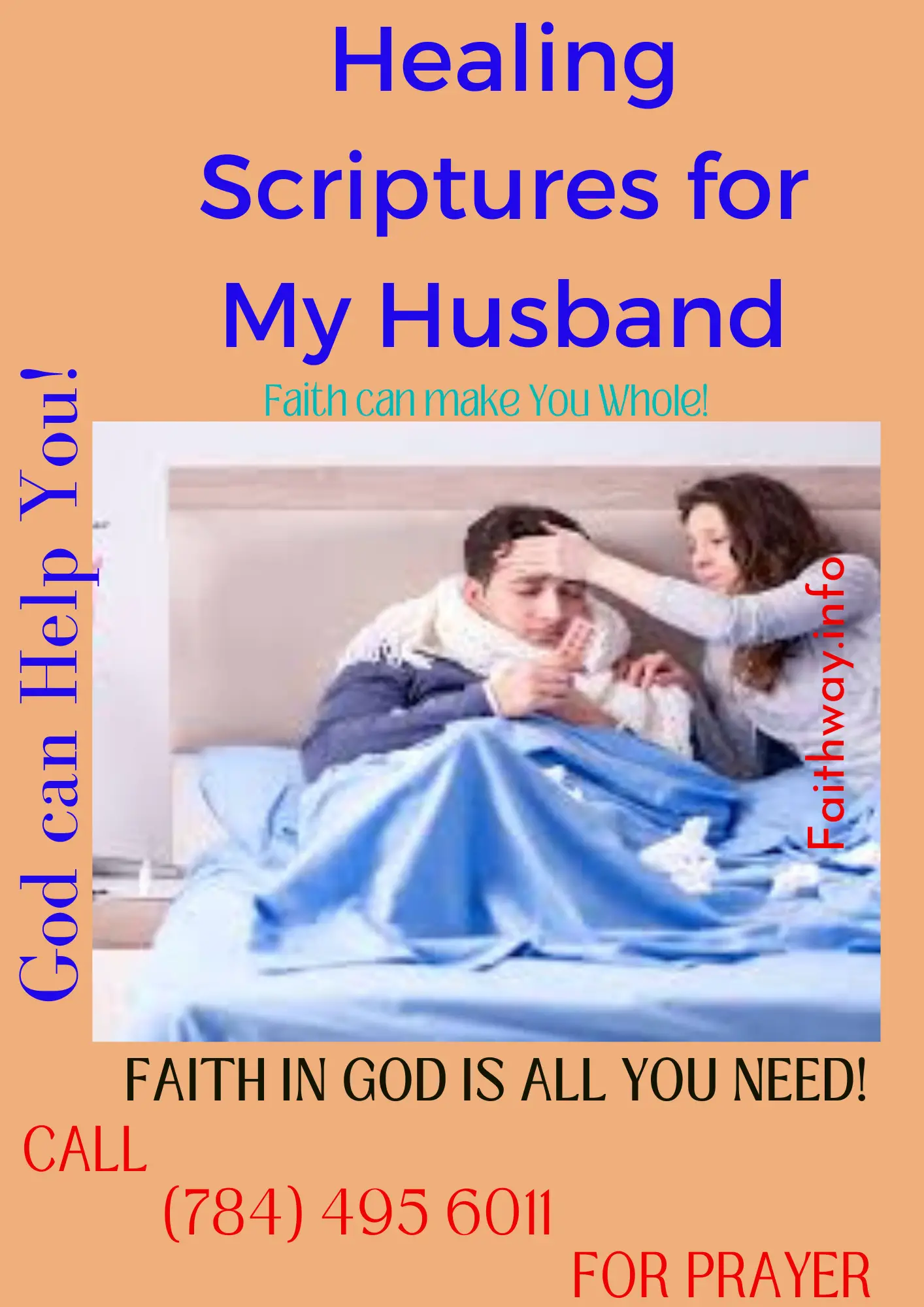 21 Escrituras curativas para mi esposo enfermo: Versículos bíblicos KJV -