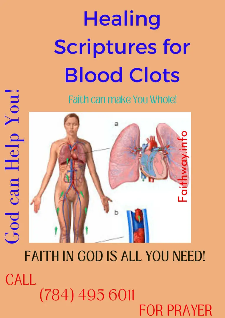 21 Escrituras curativas para los coágulos de sangre: Versículos bíblicos KJV -